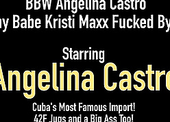 BBW Angelina Castro & Negroid Tot Kristi Maxx Fucked Unconnected with BBC!